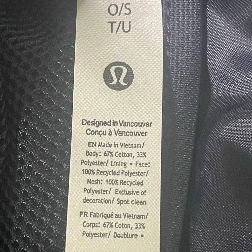 Lululemon Everywhere Belt Bag 1L Navy Blue Corduroy Waist Fanny Pack Crossbody